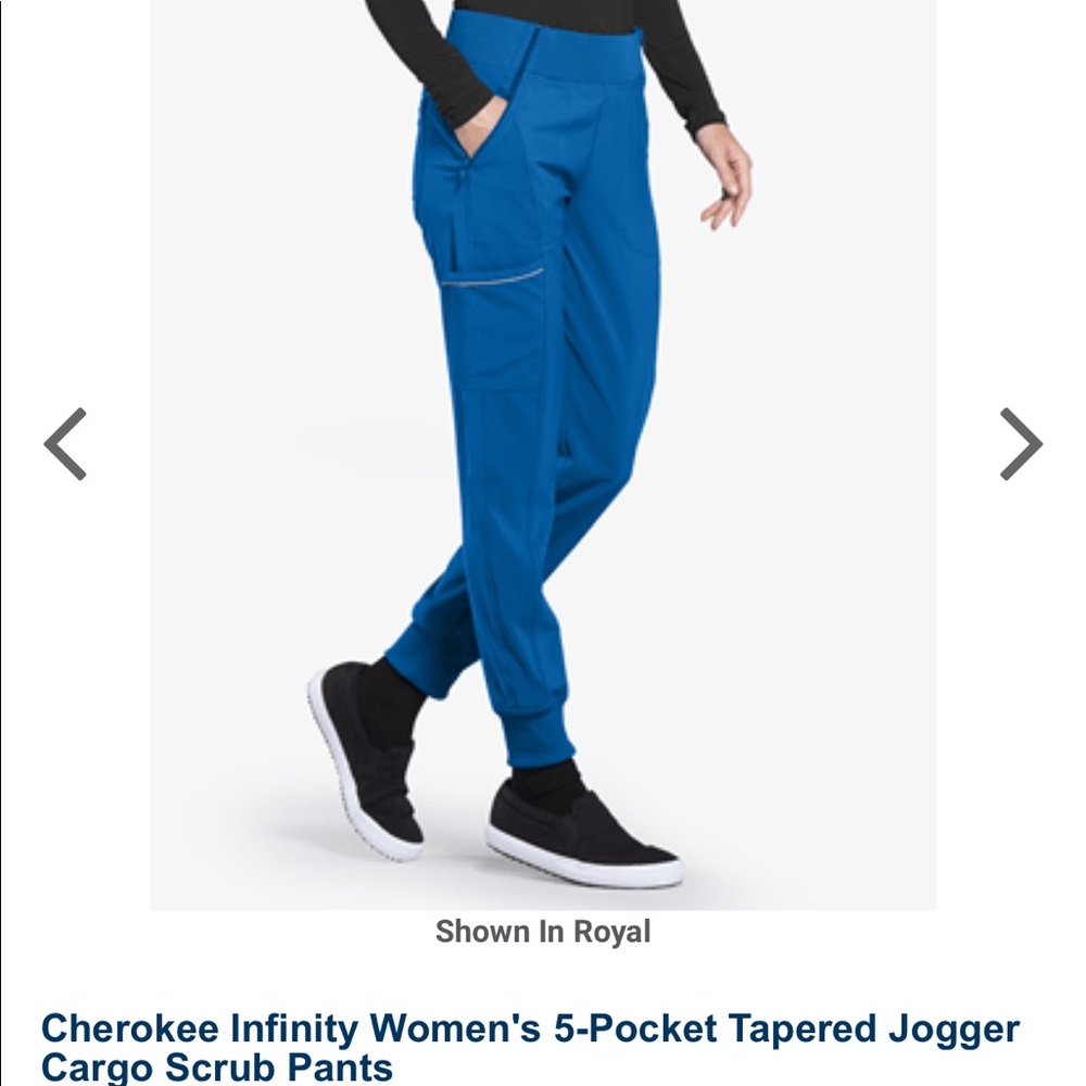 Cherokee Jogger Scrubs - Royal Blue